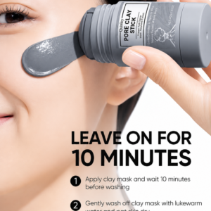 40G Alaska Volcano Pore Clay Stick Cleansing Face Mask Stick Featuring Natural Clay for Gentle