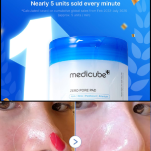 medicube Toner Pads Zero Pore Pad 2.0 | Dual-Textured Facial Pad for Exfoliation and Pore Care