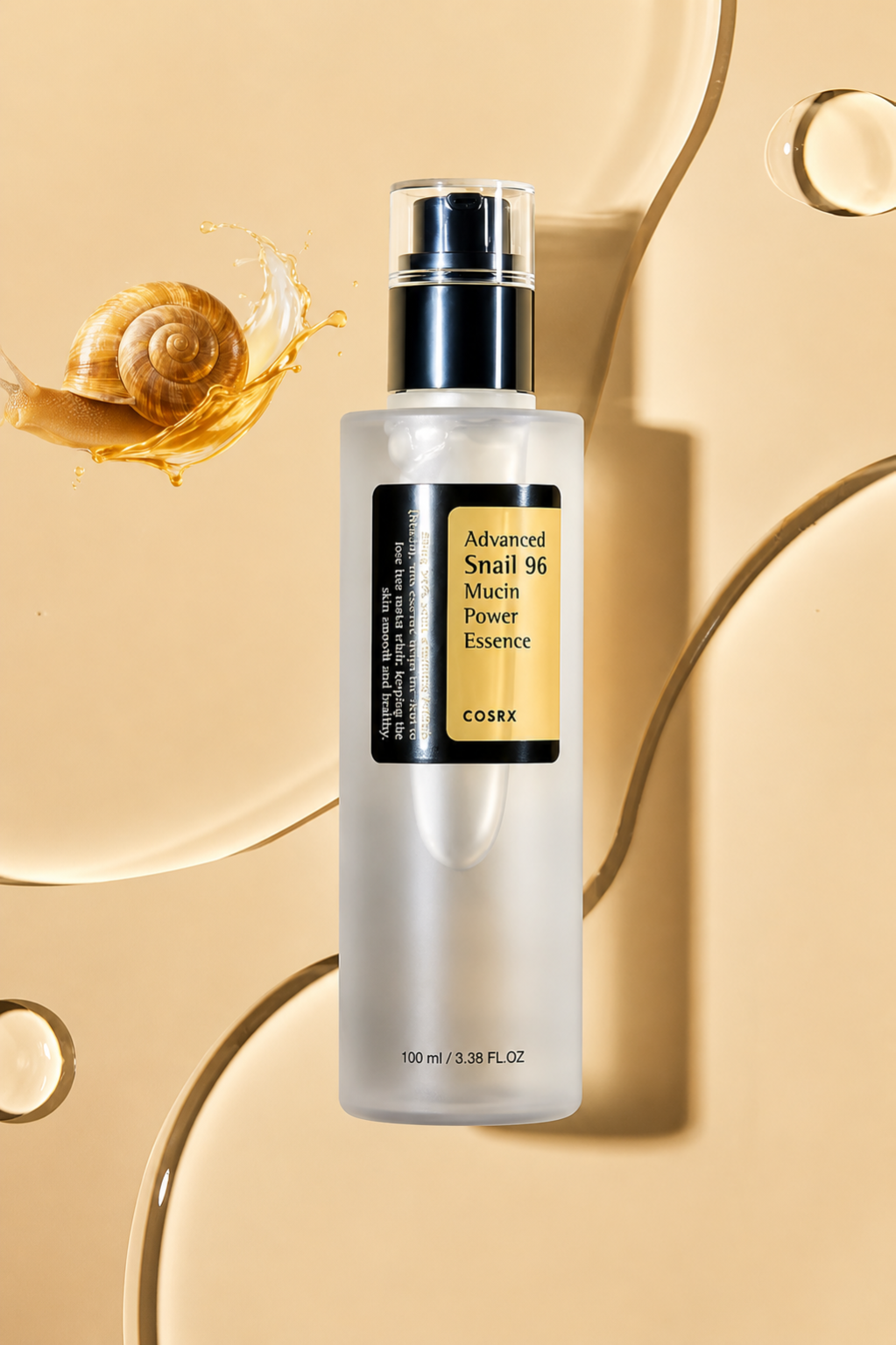 COSRX Snail Mucin Repairing Serum 100ml, Hydrating Serum for Face with Snail Secretion Filtrate