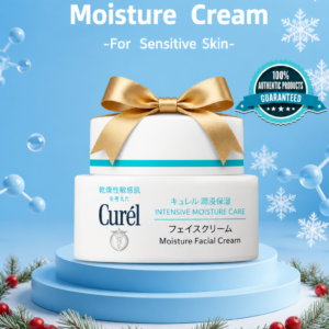 Curel Japanese Ceramides Skin Care Intensive Face Moisturizer Cream. Hydrating Face Lotion