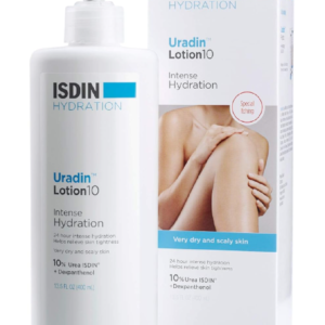 ISDIN Body Lotion Uradin 10, 24-Hour Intense Hydration, Non-Greasy, Fast-Absorbing Moisturizer