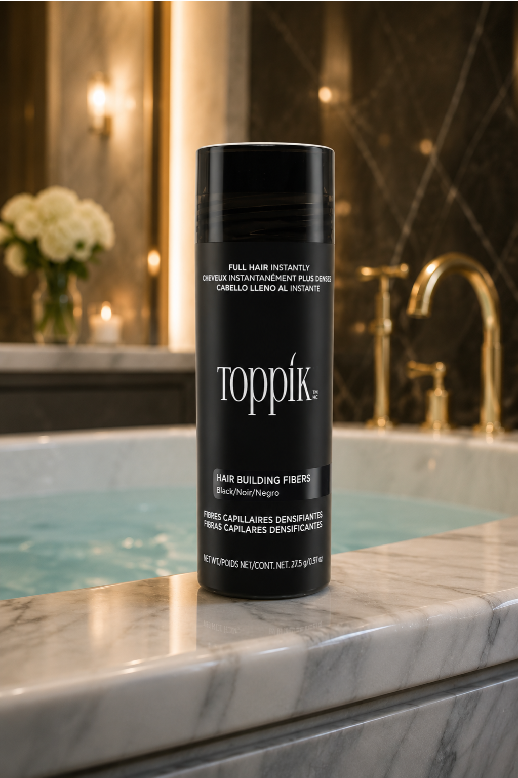 Toppik Hair Building Fibers, Fill In Fine or Thinning Hair Instantly Thicker, Fuller Looking Hair