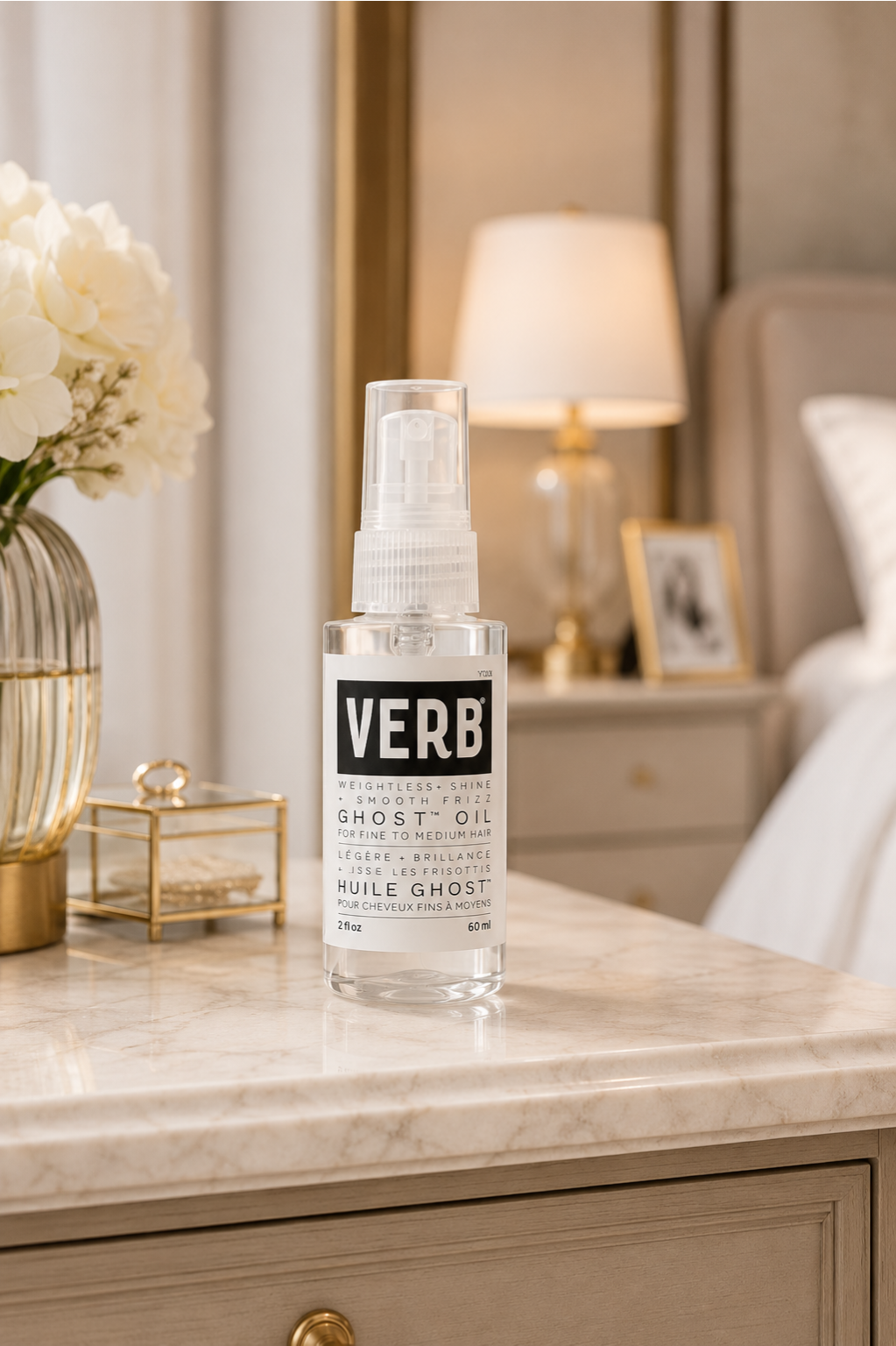 VERB Ghost Oil - Weightless Hair Oil for Fine to Medium Hair - Smooths Frizz, Adds Shine